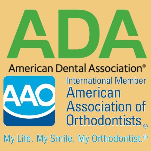 Logo de membre de l’American Dental Association et de l’American Association of Orthodontists